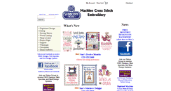Desktop Screenshot of machinecrossstitch.com